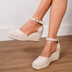 Dames Instap Platte Sandalen met Bandjes