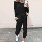 Dames Jogging Set Met Elastische Taille En Praktische Zakken