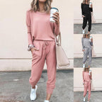 Dames Jogging Set Met Elastische Taille En Praktische Zakken