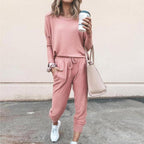 Dames Jogging Set Met Elastische Taille En Praktische Zakken