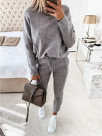 Dames Katoenmix Relaxed Fit Trainingsset