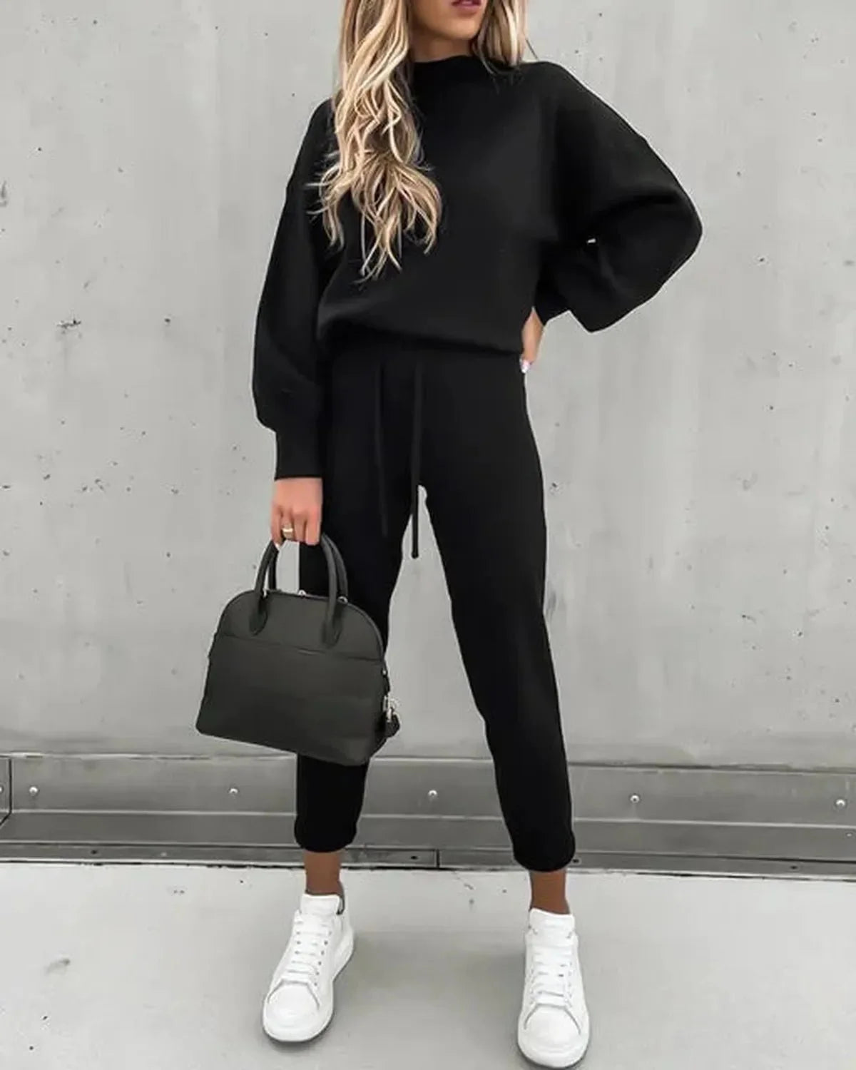 Dames Katoenmix Relaxed Fit Trainingsset