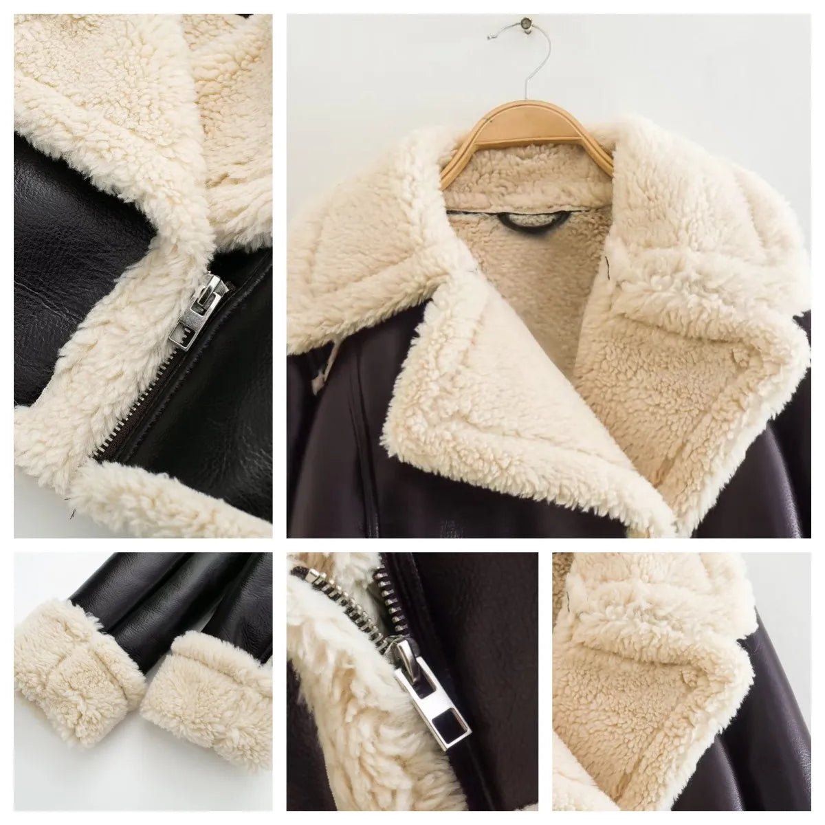 Dames Korte Jas met Fleecevoering voor Warmte en Stijl