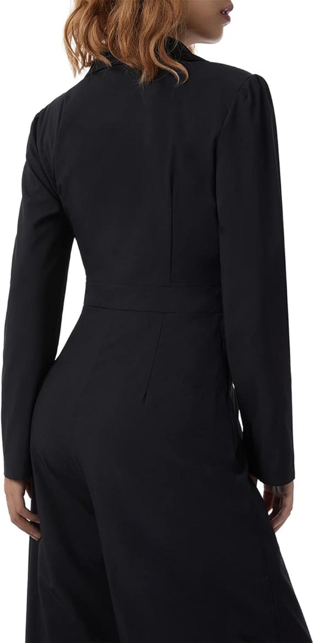 Dames Lange Mouw Slim Fit Jumpsuit