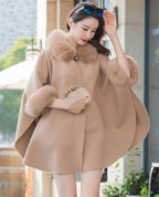 Dames Luxe Cashmere Jas met Uniek Ontwerp