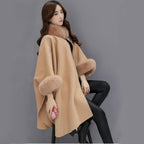 Dames Luxe Cashmere Jas met Uniek Ontwerp