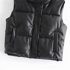 Dames Moderne Bodywarmer Van Premium Stof