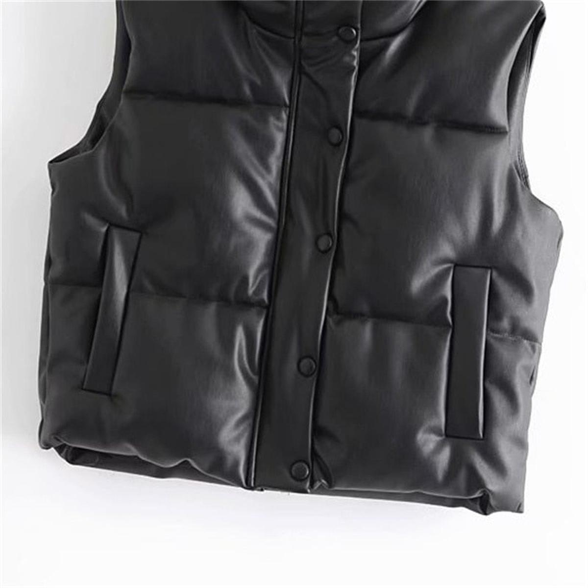Dames Moderne Bodywarmer Van Premium Stof