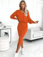 Dames Mouwloze Sweater Jurk