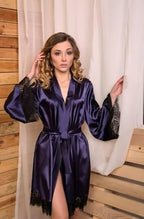 Dames Nachtjapon Met Kantaccenten Voor Een Comfortabele Nacht