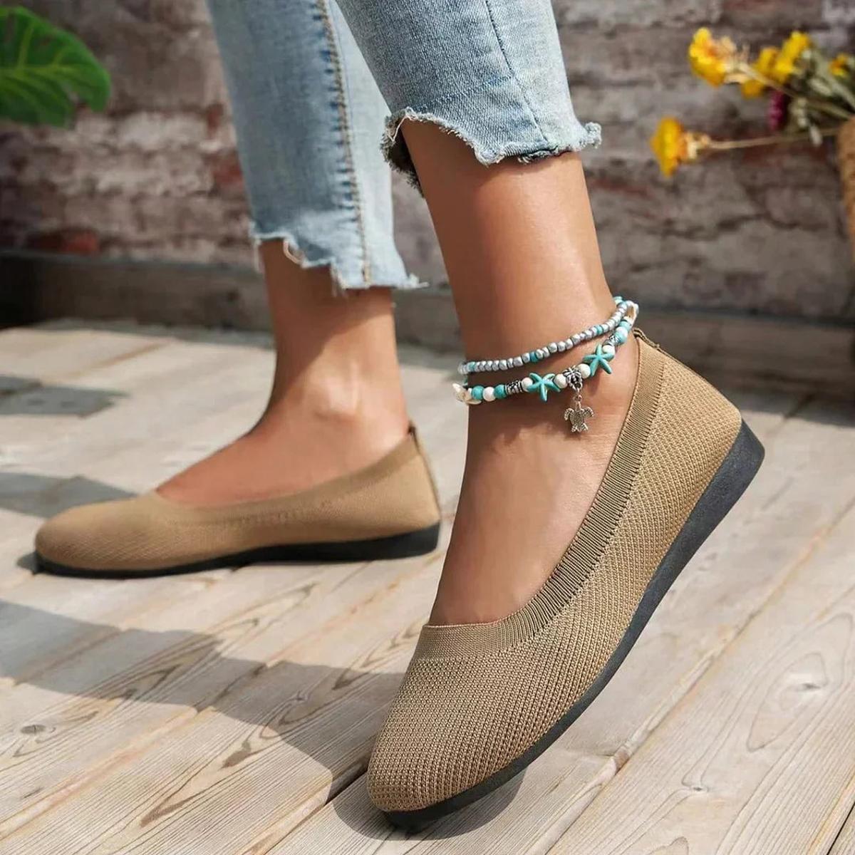 Dames Orthopedische Vlakke Sandalen - Comfortabele Loafers