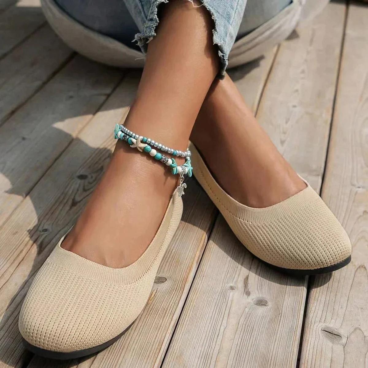 Dames Orthopedische Vlakke Sandalen - Comfortabele Loafers