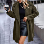 Dames Overjas Relaxed Fit Double-Breasted