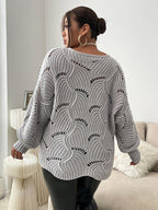 Dames Oversized Gebreide Trui Comfortabele Mode Sweater