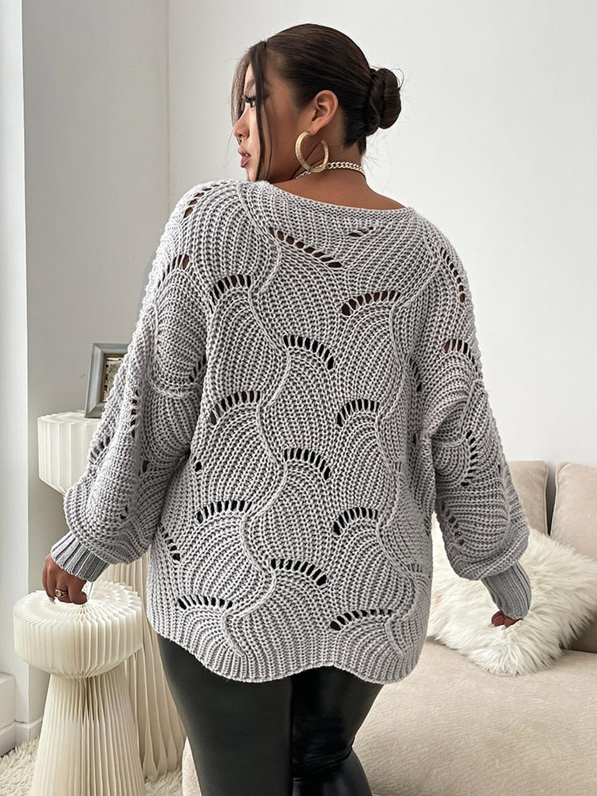 Dames Oversized Gebreide Trui Comfortabele Mode Sweater