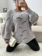 Dames Oversized Gebreide Trui Comfortabele Mode Sweater