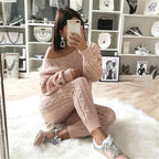 Dames Set Met Trui En Broek Voor Comfortabele En Stijlvolle Outfits
