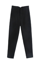 Dames Slim Fit Elegante Broek Van Premium Stof