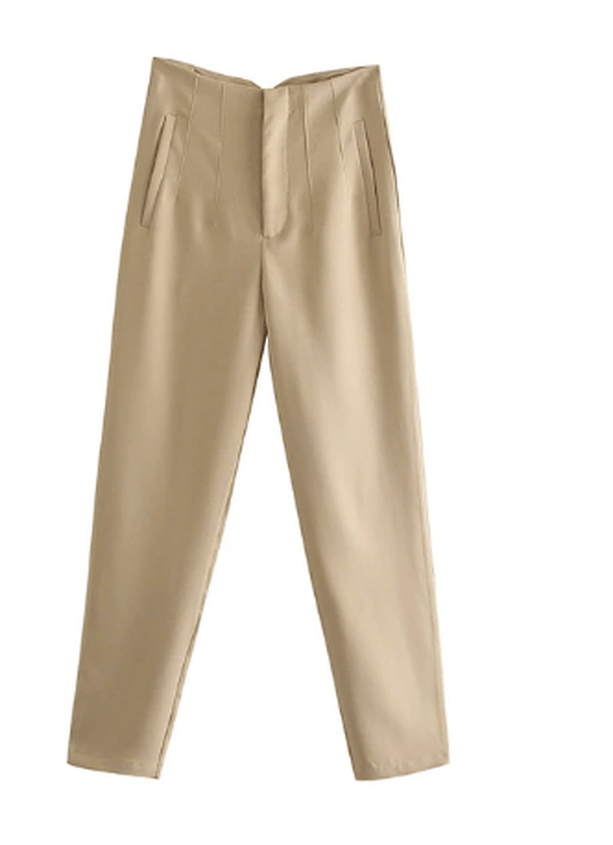 Dames Slim Fit Elegante Broek Van Premium Stof