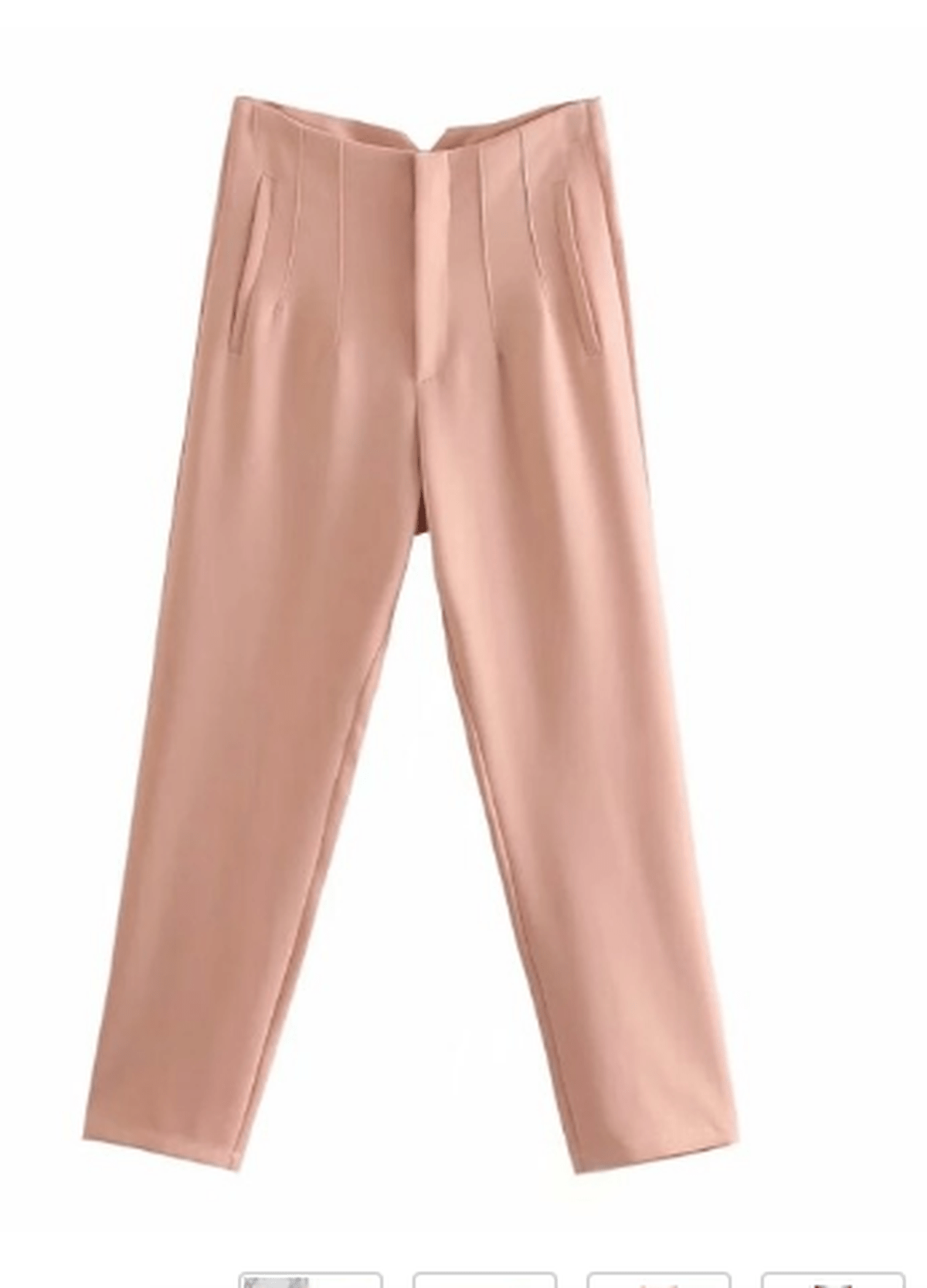 Dames Slim Fit Elegante Broek Van Premium Stof