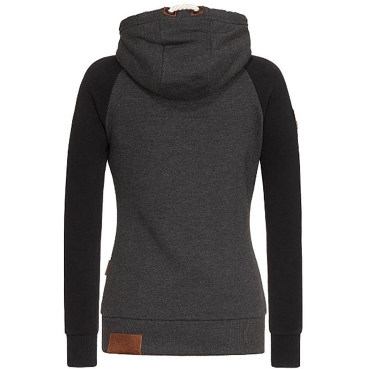 Dames Slim Fit Zip Hoodie Voor Comfort En Stijl