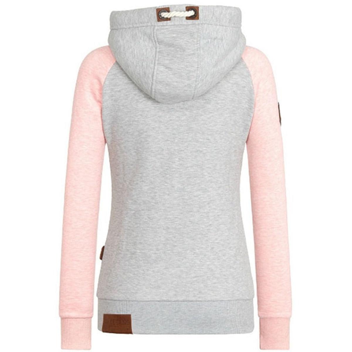 Dames Slim Fit Zip Hoodie Voor Comfort En Stijl