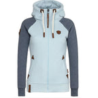 Dames Slim Fit Zip Hoodie Voor Comfort En Stijl