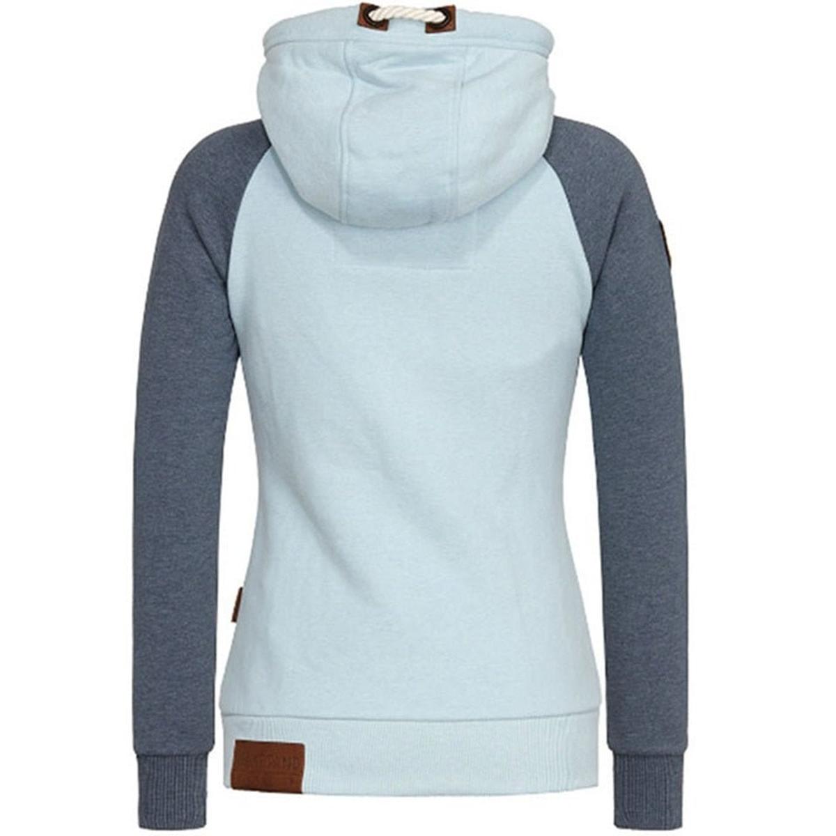 Dames Slim Fit Zip Hoodie Voor Comfort En Stijl
