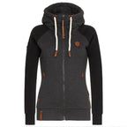 Dames Slim Fit Zip Hoodie Voor Comfort En Stijl