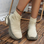 Dames Sock Boot Sneakers Voor Comfortabele En Stijlvolle Dagelijkse Draagbaarheid