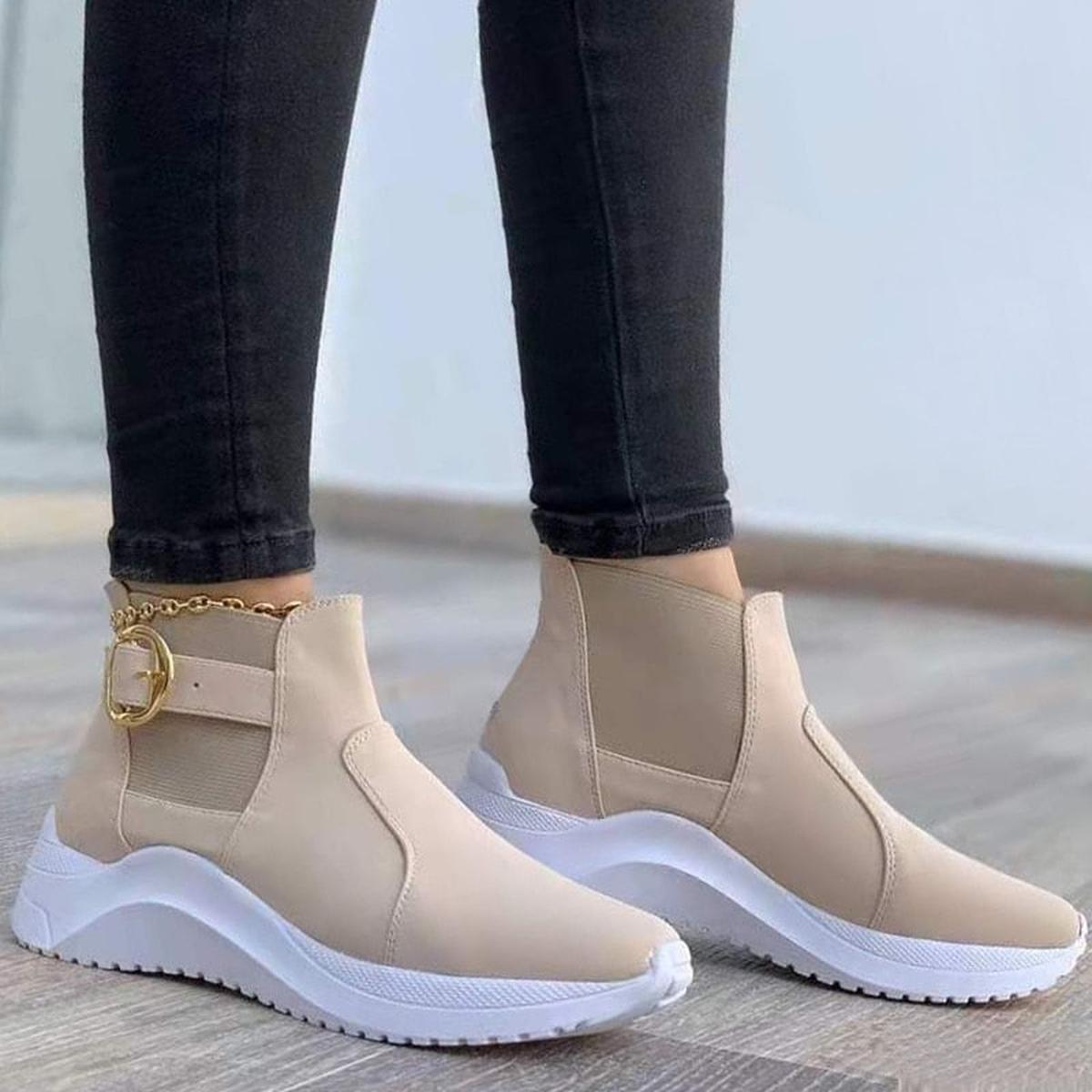 Dames Sportieve High-Top Schoenen Met Duurzame Grip