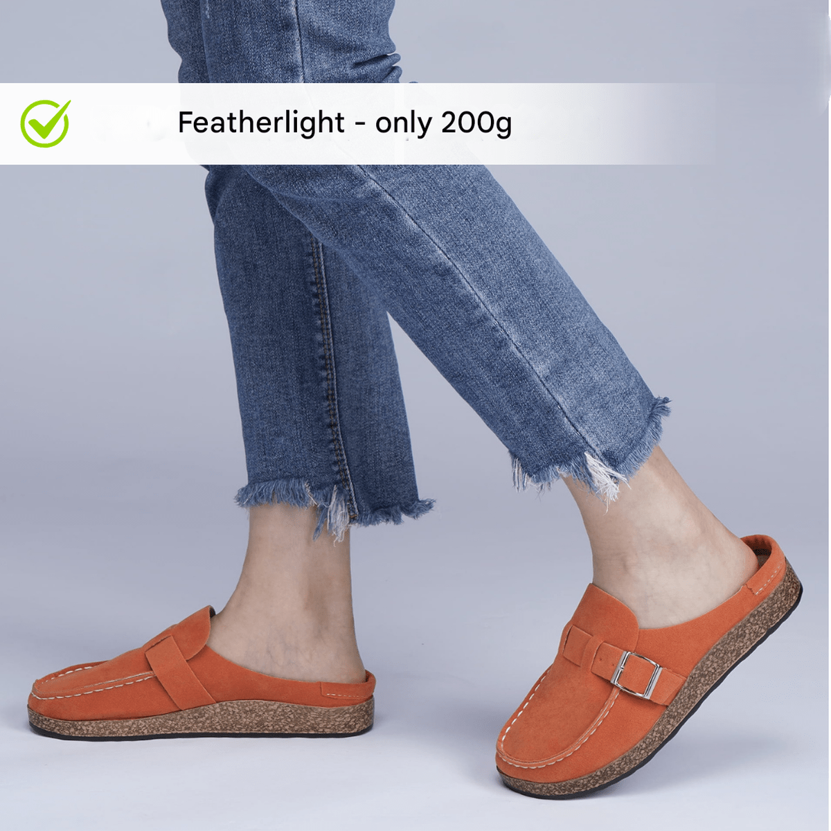 Dames Suède Loafers Met Gesp - Lichtgewicht En Comfortabel Voor Elke Gelegenheid