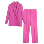 Dames Tailored Blazer Voor Zakelijke En Formele Gelegenheden