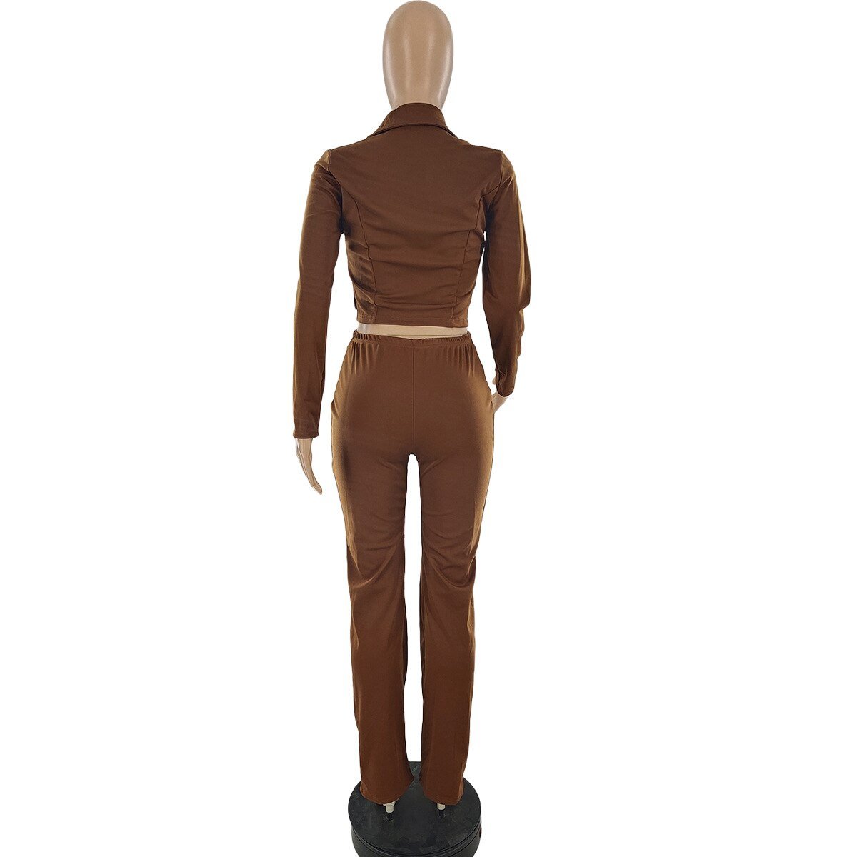 Dames Tailored Twee Piece Business Set Met Klassieke Revers