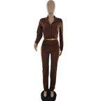 Dames Tailored Twee Piece Business Set Met Klassieke Revers