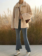 Dames Teddy Fleece Jas Voor Koude Dagen