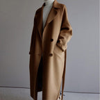 Dames Tijdloze Getailleerde Trenchcoat Met Ceintuur