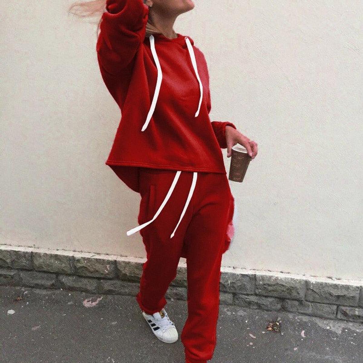 Dames Trainingspak van Katoen en Polyester Fleece