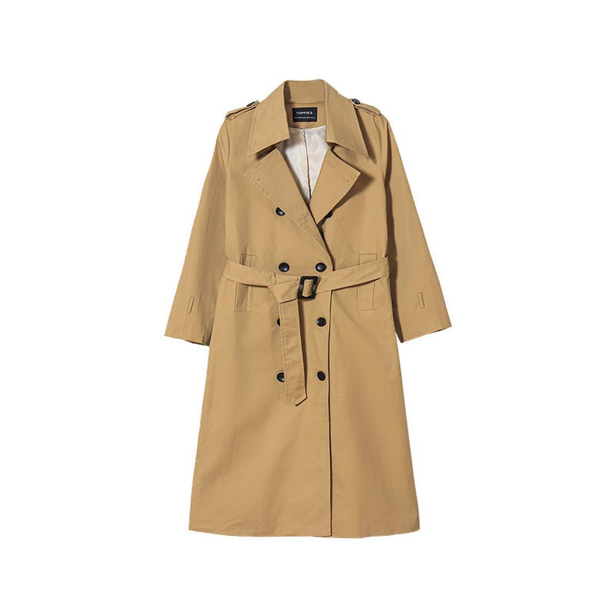 Dames Trench Coat Wind- en Weerbestendig Tijdloos Elegant