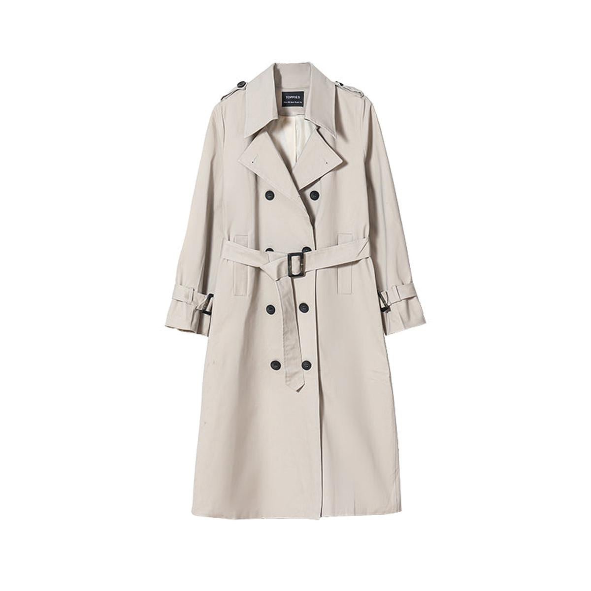 Dames Trench Coat Wind- en Weerbestendig Tijdloos Elegant