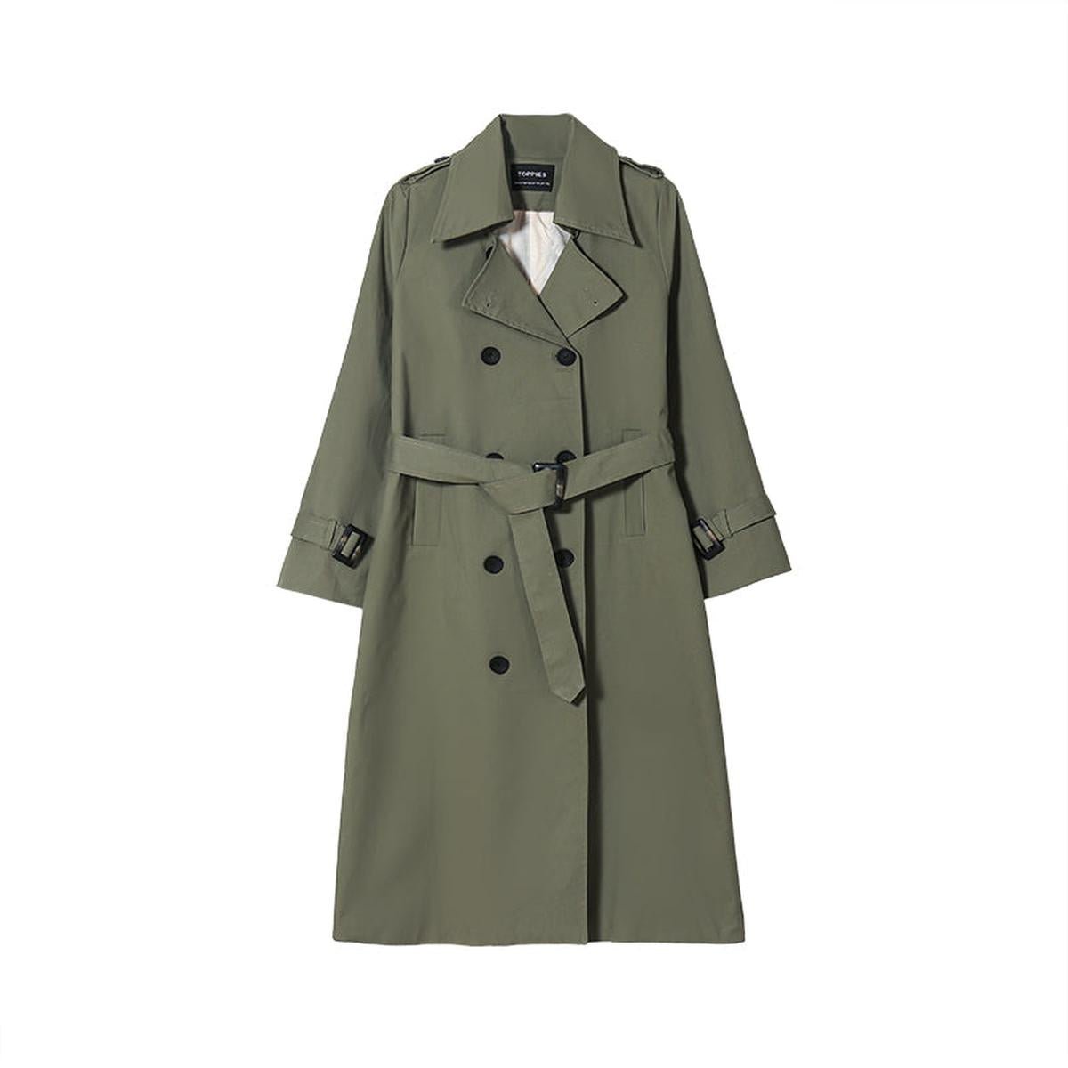 Dames Trench Coat Wind- en Weerbestendig Tijdloos Elegant