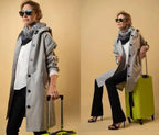 Dames Trenchcoat met Capuchon – Windjack voor het tussenseizoen