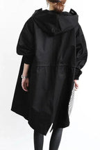 Dames Trenchcoat met Capuchon – Windjack voor het tussenseizoen