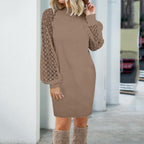 Dames Trui Met Geplooide Mouwen Van Zacht Materiaal