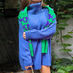 Dames Trui Met Moderne Kraag Voor Comfort En Stijl