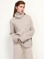 Dames Turtleneck Trui Regular Fit Van Premium Stof