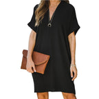 Dames V-Hals Jurk Aansluitend Elegant Voor Elke Gelegenheid