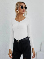 Dames V-Hals Trui Sweater Van Premium Stof