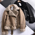 Dames Veelzijdige Stijlvolle Winter Jas Met Teddy/Fleece Voering