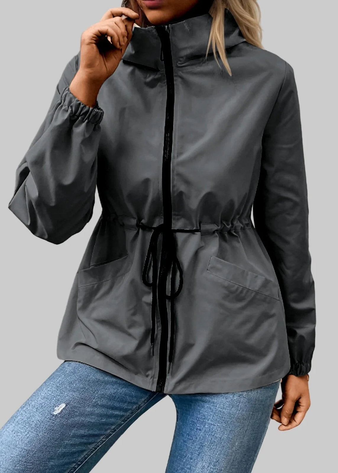 Dames Waterdichte Outdoor Jas met Capuchon